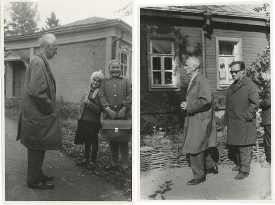 Семь фотографий из поездки В.Г. Лидина в Мелихово (фот. В. Ломоносов). 1972